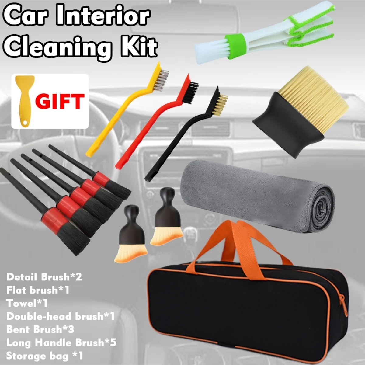 Kit de 1-15 piezas de cepillos - Dirt Brush Interior reseña y precio